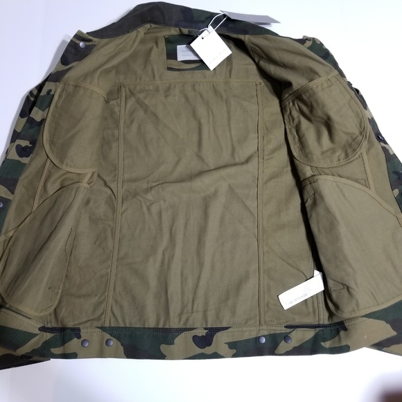 Zara Man Denim Camo Jacket - Picture 5 of 7